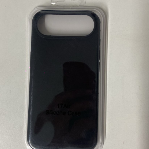 CAPA PRETO IPHONE 17 AIR SILICONE CASE