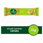 BISCOITO PIRAQUE 76G RECHEADO LIMAO