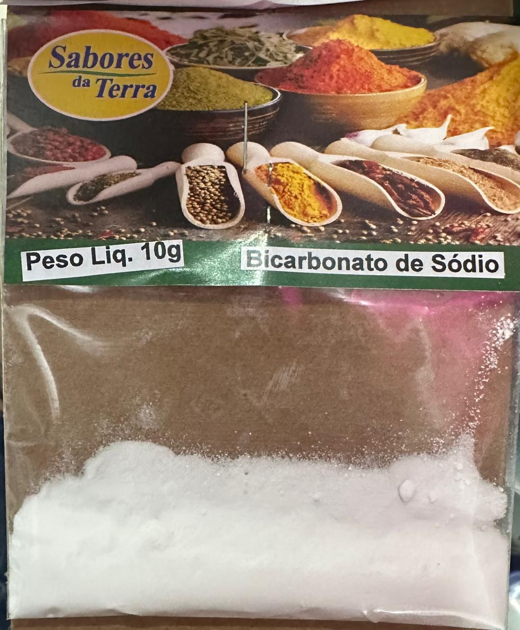 BICARBONATO DE SÓDIO SABORES DA TERRA 10G TEMPERO