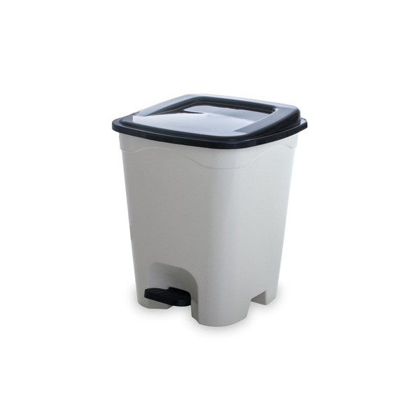 LIXEIRA ARIPLAS C/PEDAL QUADRADA 13L