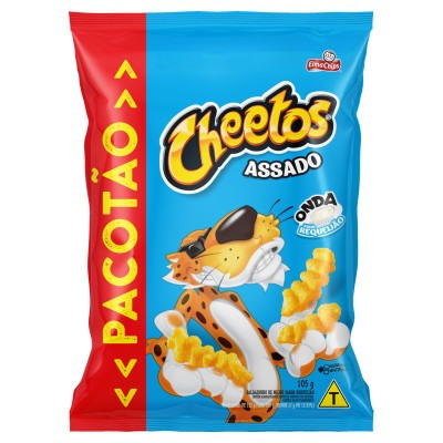 SALGADINHO PACOTAO CHEETOS ONDA REQUEIJÃO 90G ELMA CHIPS