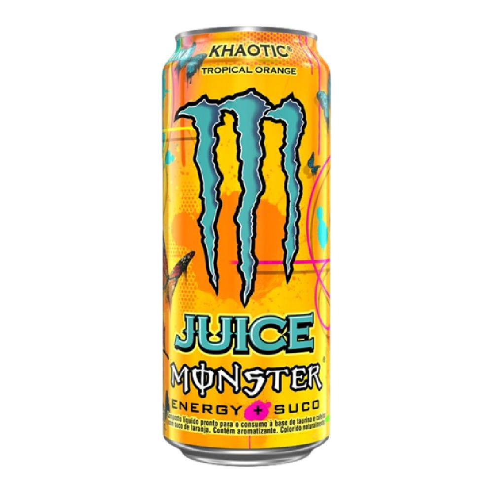 MONSTER KHAOTIC 473ML LARANJA TROPICAL