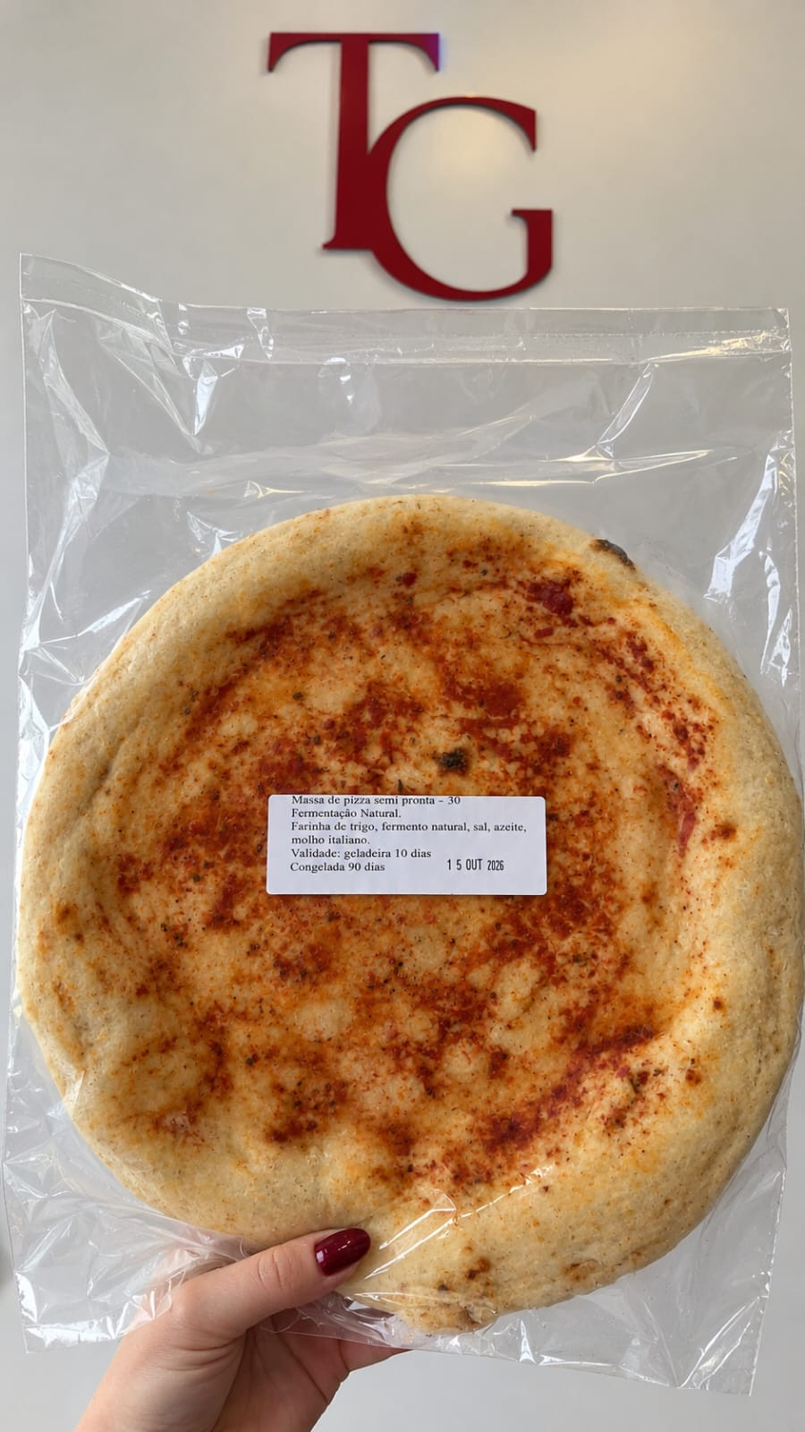 MASSA DE PIZZA (SEM RECHEIO)
