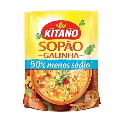 Sopão Galinha com Macarrão e Legumes Kitano 196g