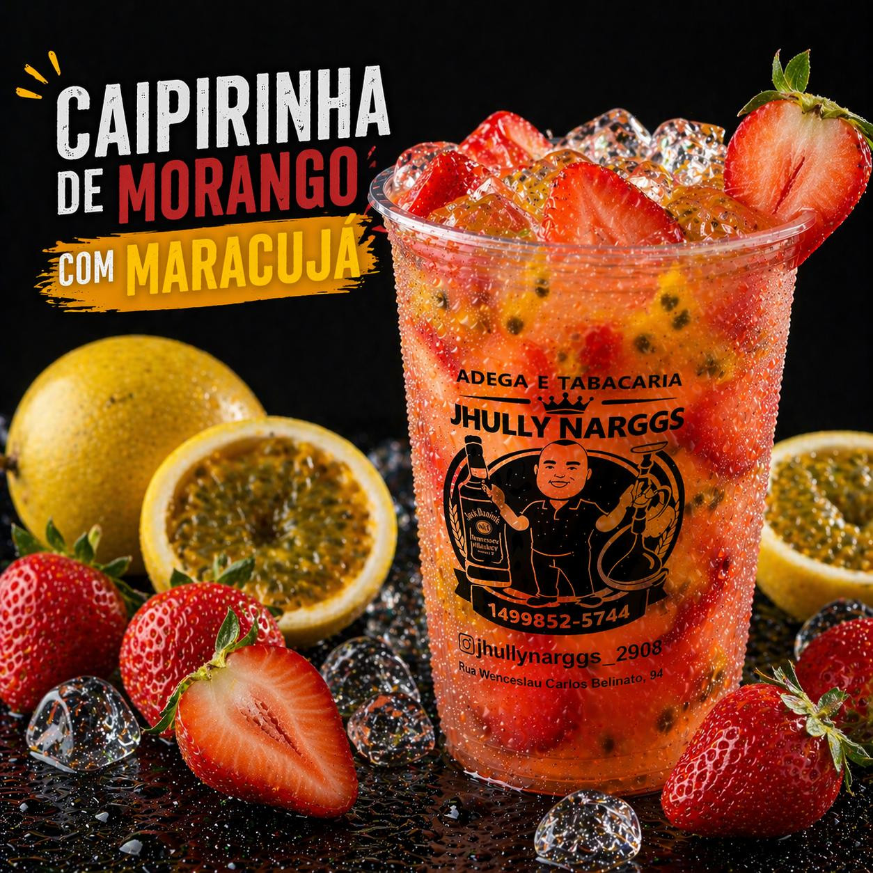 CAIPIRINHA MARACUJA/MORANGO 700ML