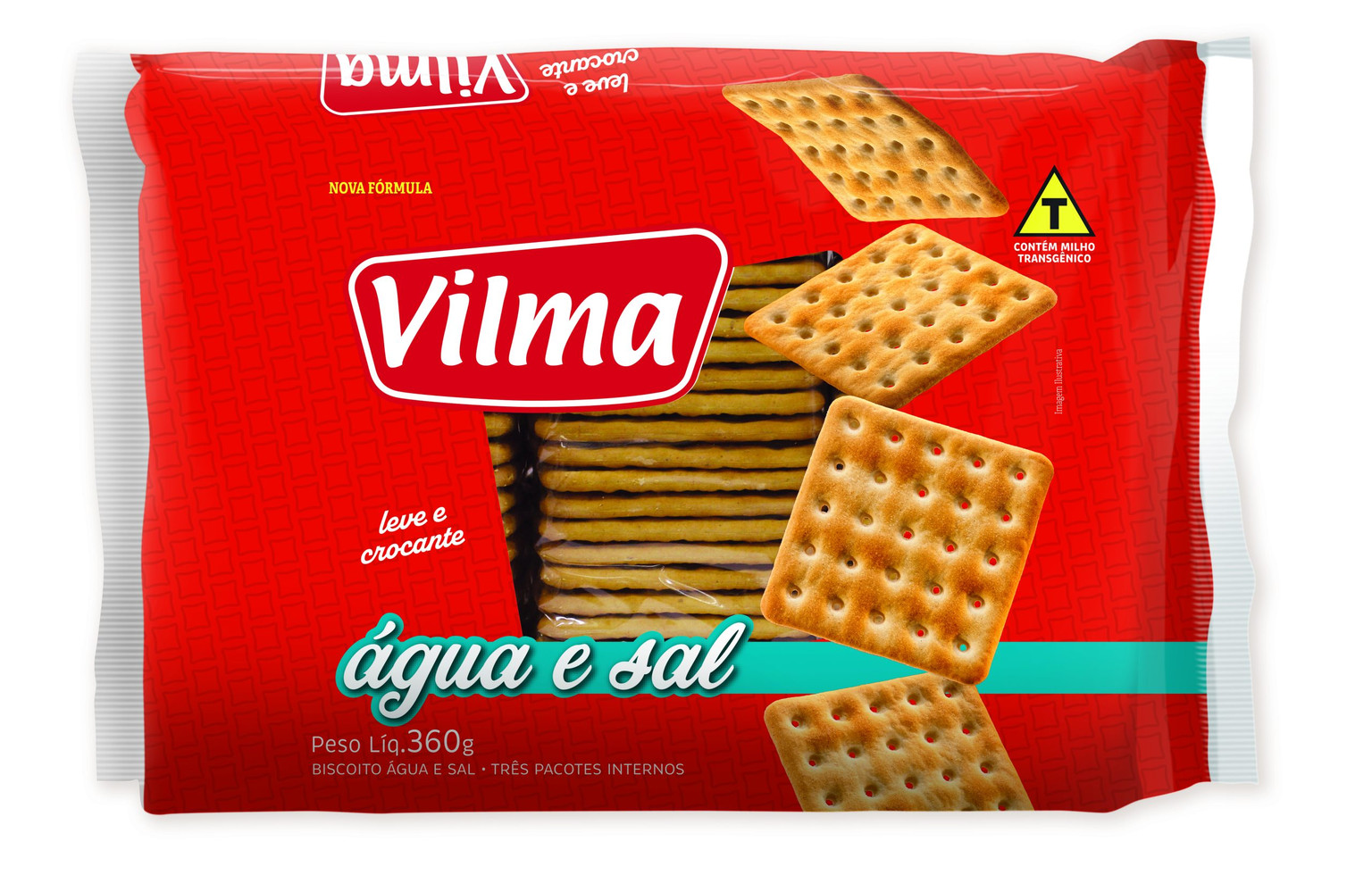 Biscoito Àgua e Sal Vilma 360g