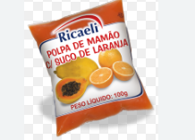 LARANJA COM MAMAO POLPA 1KG RICAELI