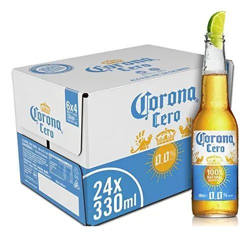 CERVEJA CORONA CERO SUNBREW LN 330ML PACK 24 UN