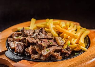 CHAPA PICANHA C/ FRITAS 250 GR
