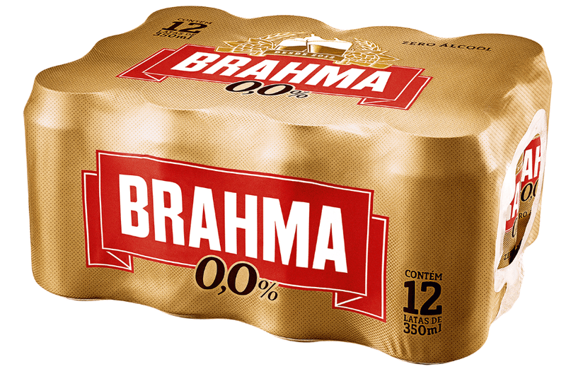 BRAHMA ZERO LATA 12X350ML