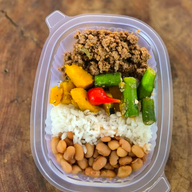 CARNE MOÍDA C/ ARROZ BRANCO 320 GRAMAS Congelado.