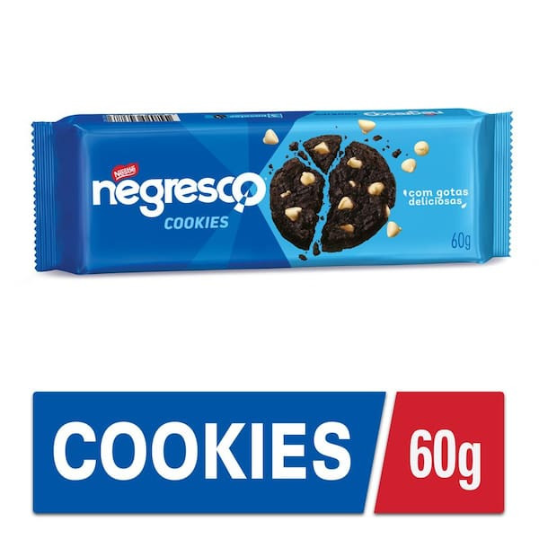 Cookie Gotas de Baunilha Nestlé Negresco 60g