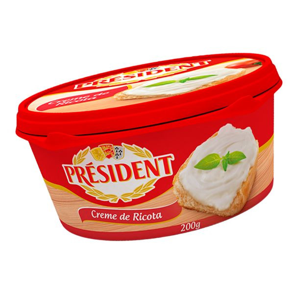 CREME DE RICOTA PRESIDENT TRADICIONAL 200G