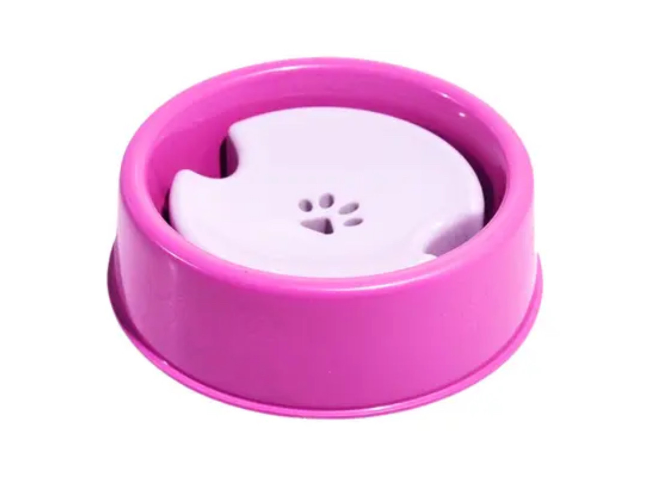 Bebedouro Pelos Longos com boia ROSA