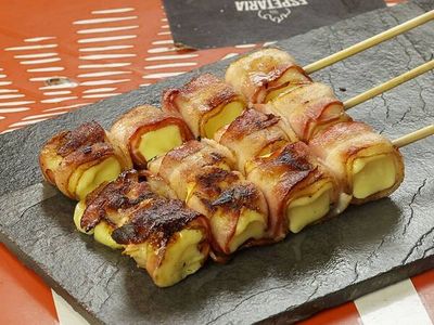 Espeto Medalhão/Queijo/Bacon