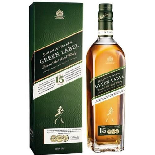 Whisky Green Label 15 Anos Johnnie Walker 750ml