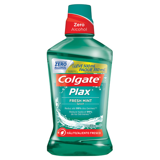 ENXAGUANTE COLGATE PLAX FLESH MINT 500ML