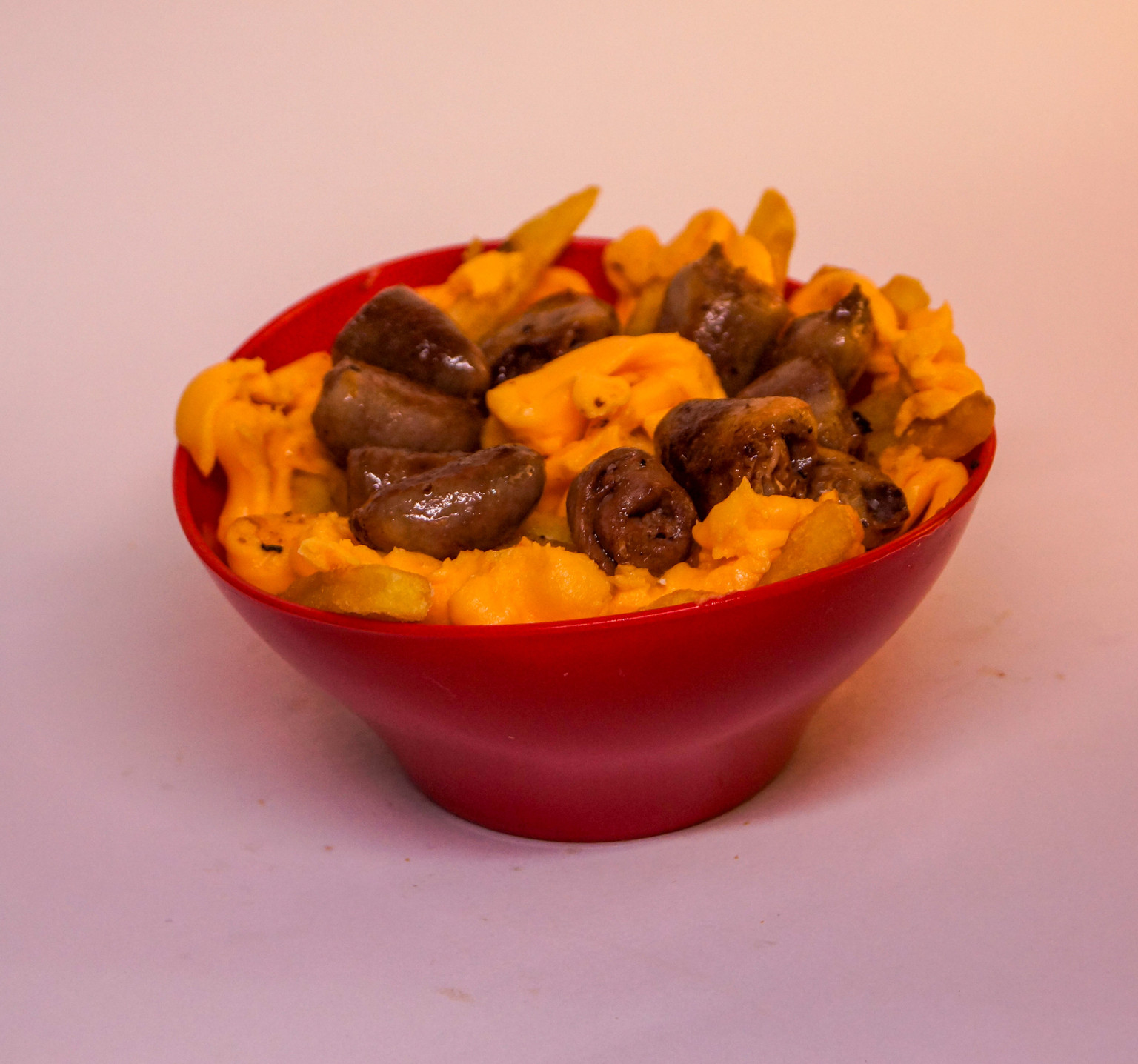 Batata C/Coração e Cheddar