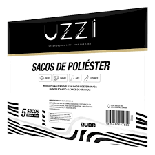  UZZI SACOS DE POLIESTER 5 SACOS 33CM X 40CM