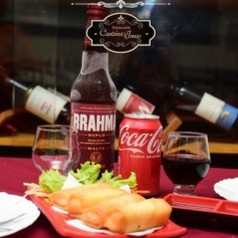 HAMURAKI DE CAMARÃO (rolinho primavera)
