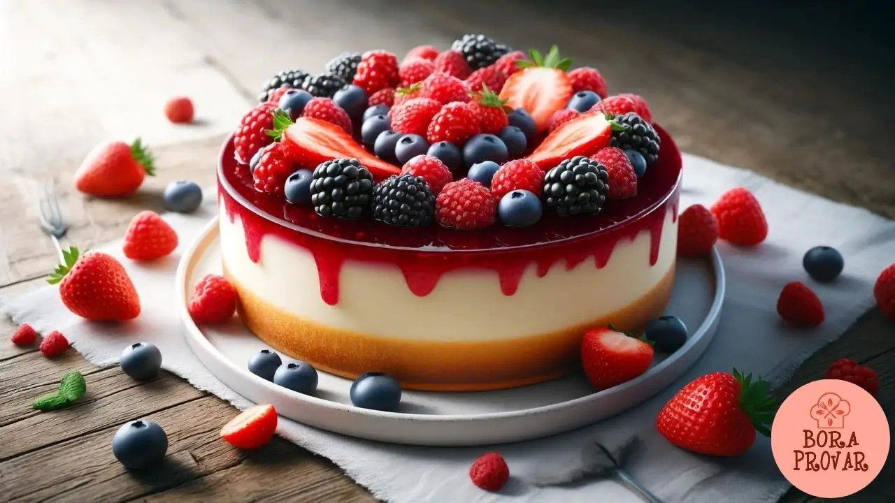 CHEESECAKE FRUTAS VERMELHAS
