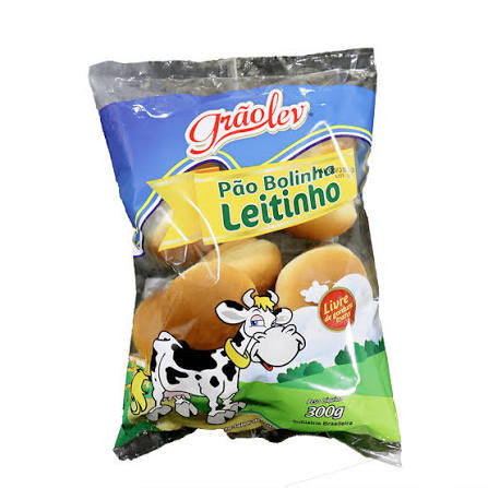 Pao Bolinha Leitinho Graolev 300g 