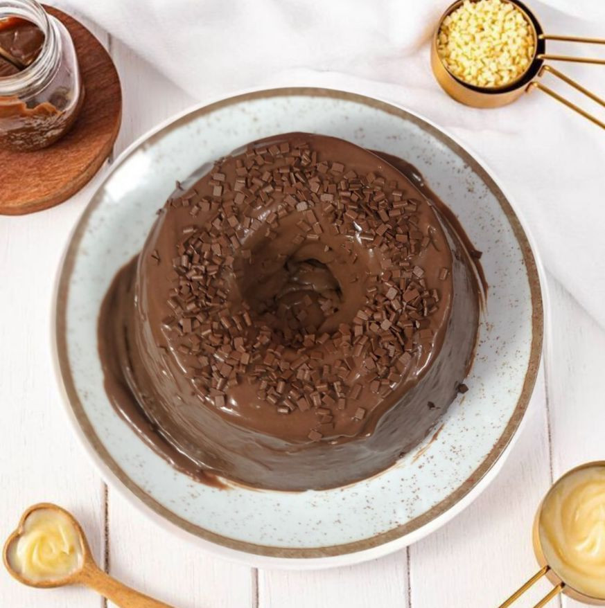 Chocolate com brigadeiro cremoso - Bolo caseiro