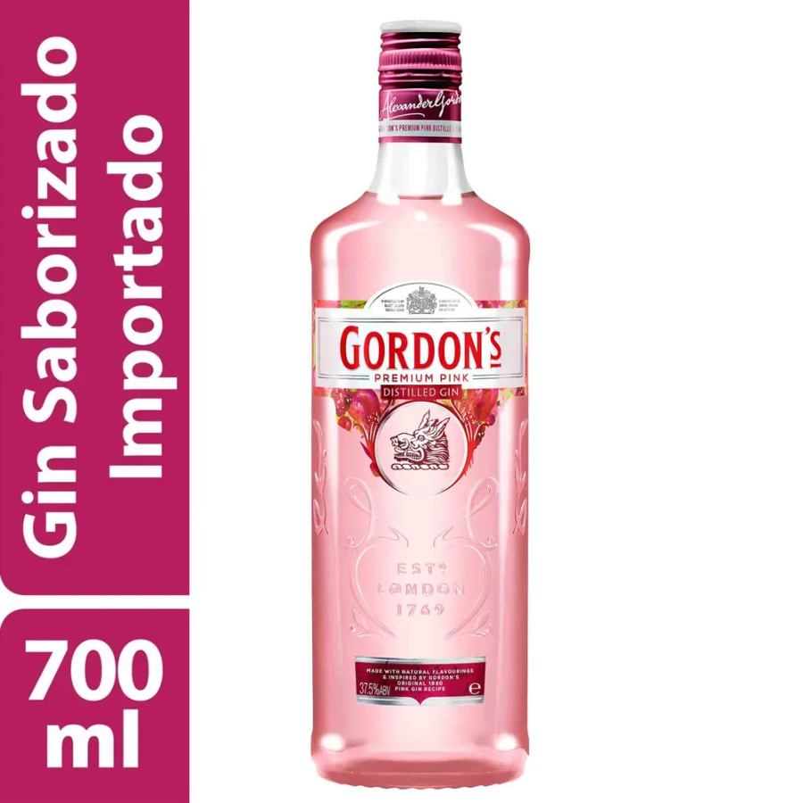 GORDONS GIN PINK GFA VIDRO 700ML