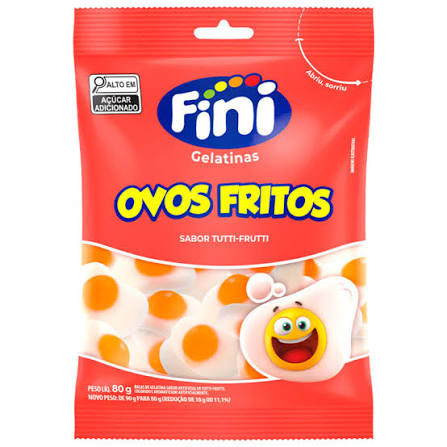 FINI OVOS FRITOS SABOR TITTI-FRUTTI 80G
