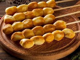 Queijo Provolone no Espeto