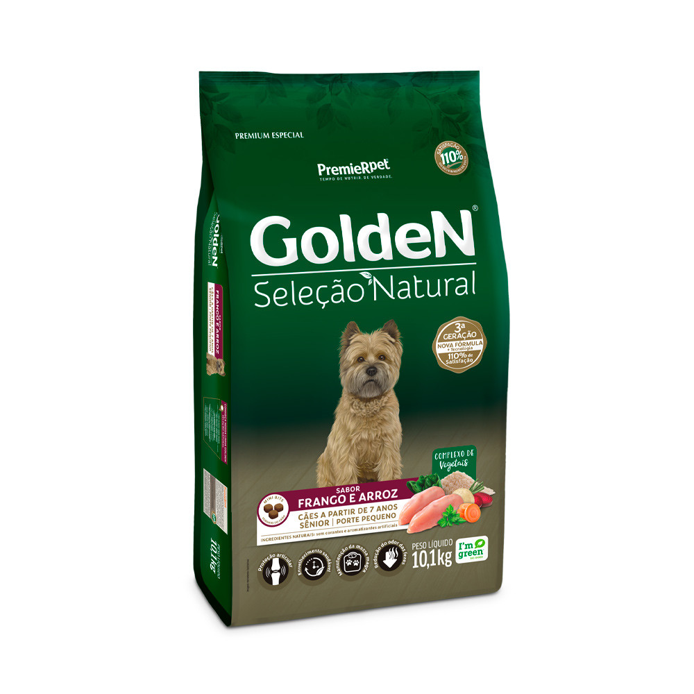 Golden Seleção Natural Seniores Porte Peq 3kg