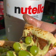 pizza pistache nutella c/ uva