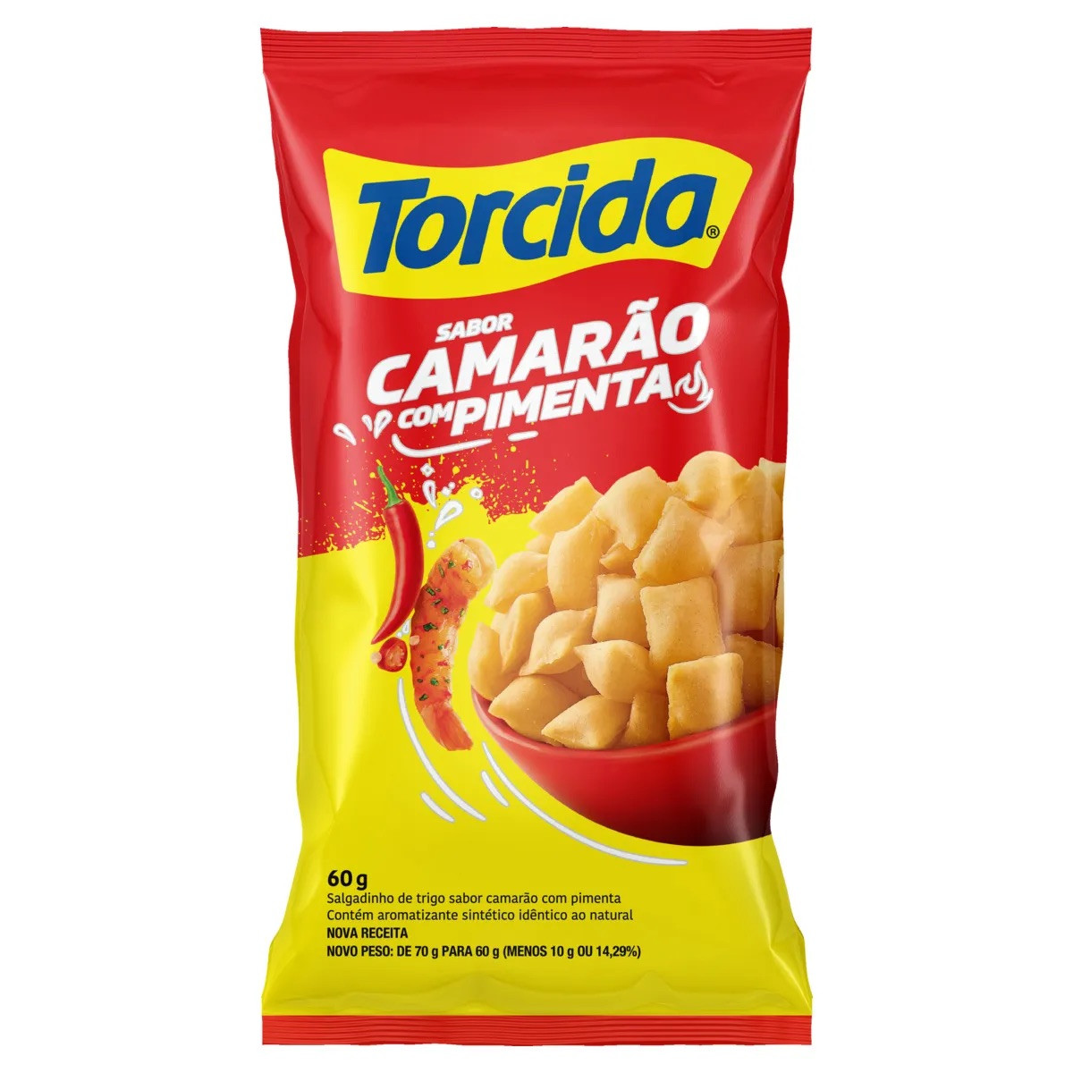 TORCIDA CAMARÃO COM PIMENTA 60G