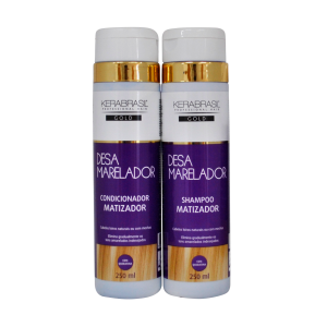 KIT SHAMPOO+COND KERABRASIL DESAMARELADOR 250ML¬