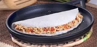 Tapioca frango com requeijão