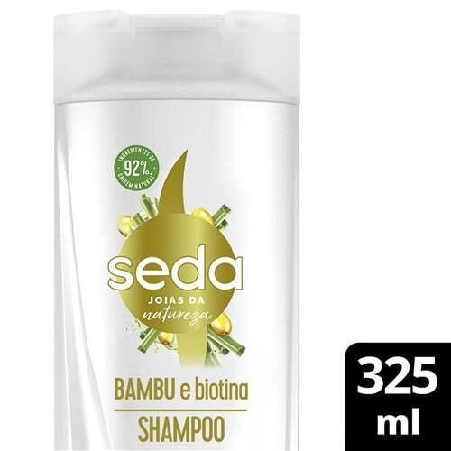 Shampoo Joias da Natureza Bambu e Biotina Seda 325ml