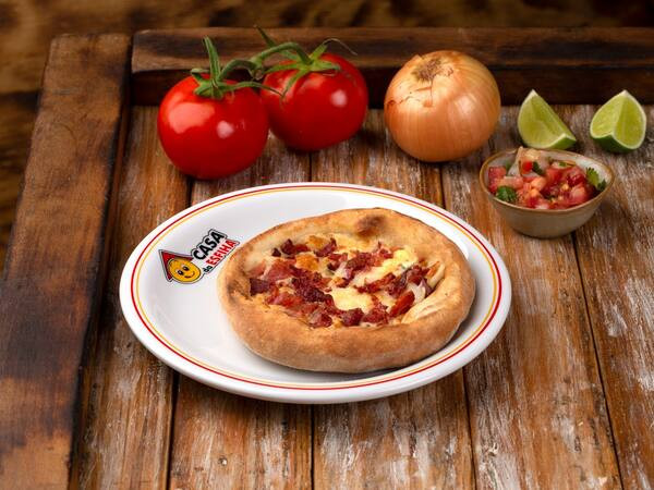 Esfiha de Bacon c/ Queijo