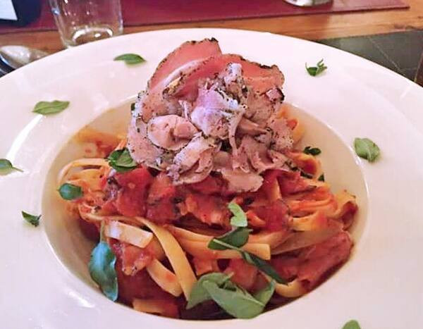 202 - taglierini alla amatriciana