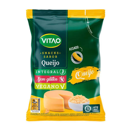 Snack Integral Vitao Queijo Pct 40g