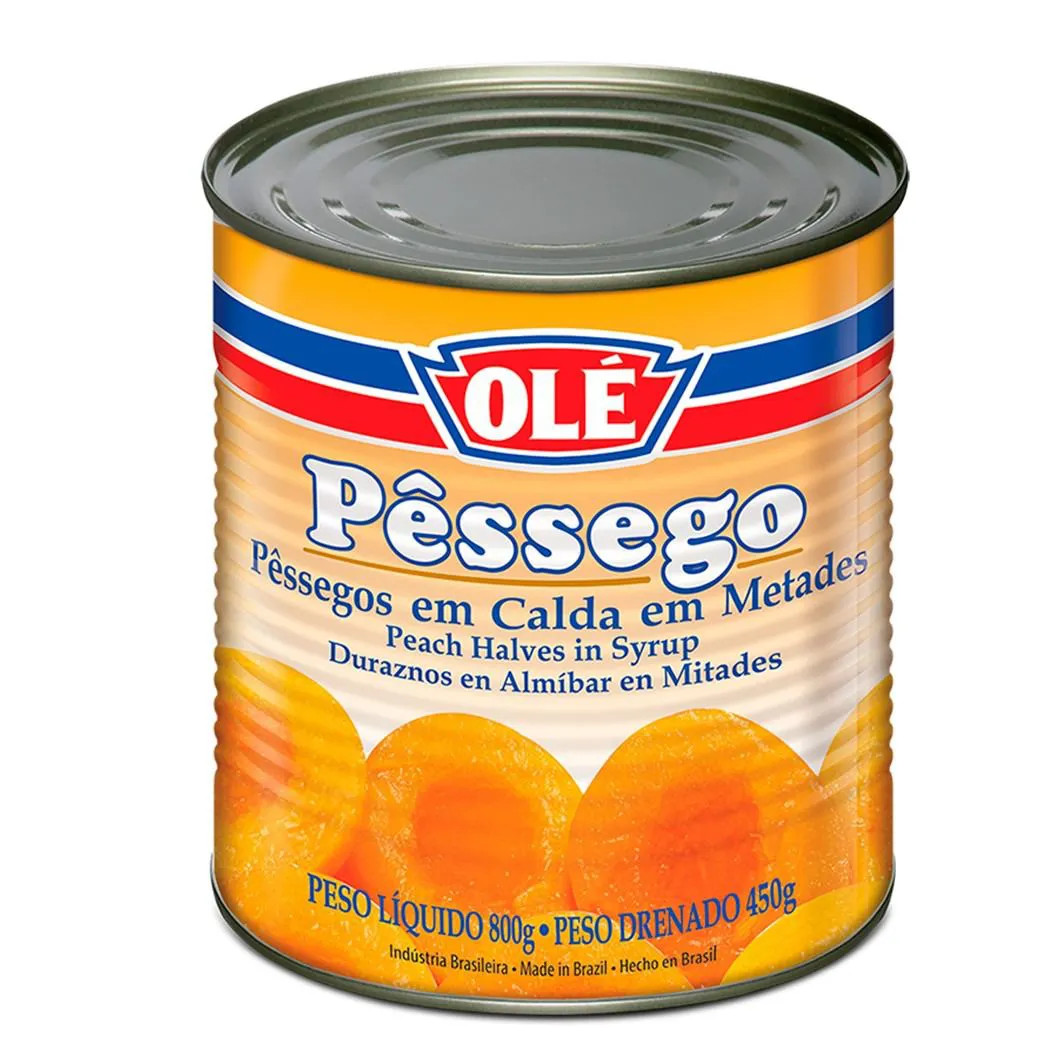 PESSEGO EM CALDA OLE 450G