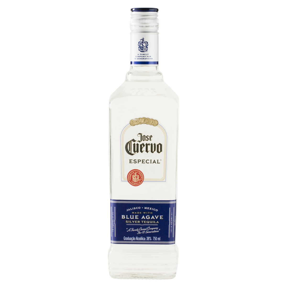 TEQUILA JOSE CUERVO 750ML PRATA