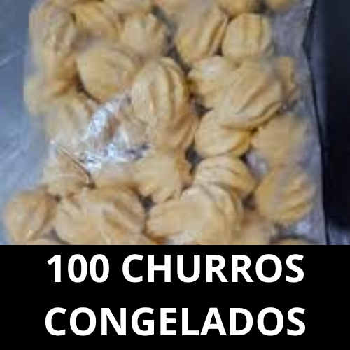 100 CHURROS CHOCOLATE CONGELADOS