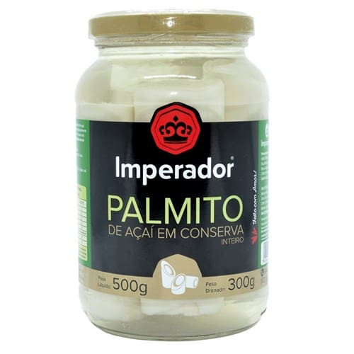 Palmito Açaí Imperador Inteiro Vidro 300g