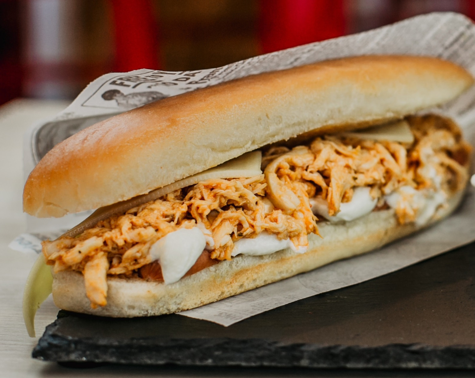 Cachorro quente Frango