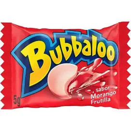 Chiclete Morango (Bubbaloo) 5g