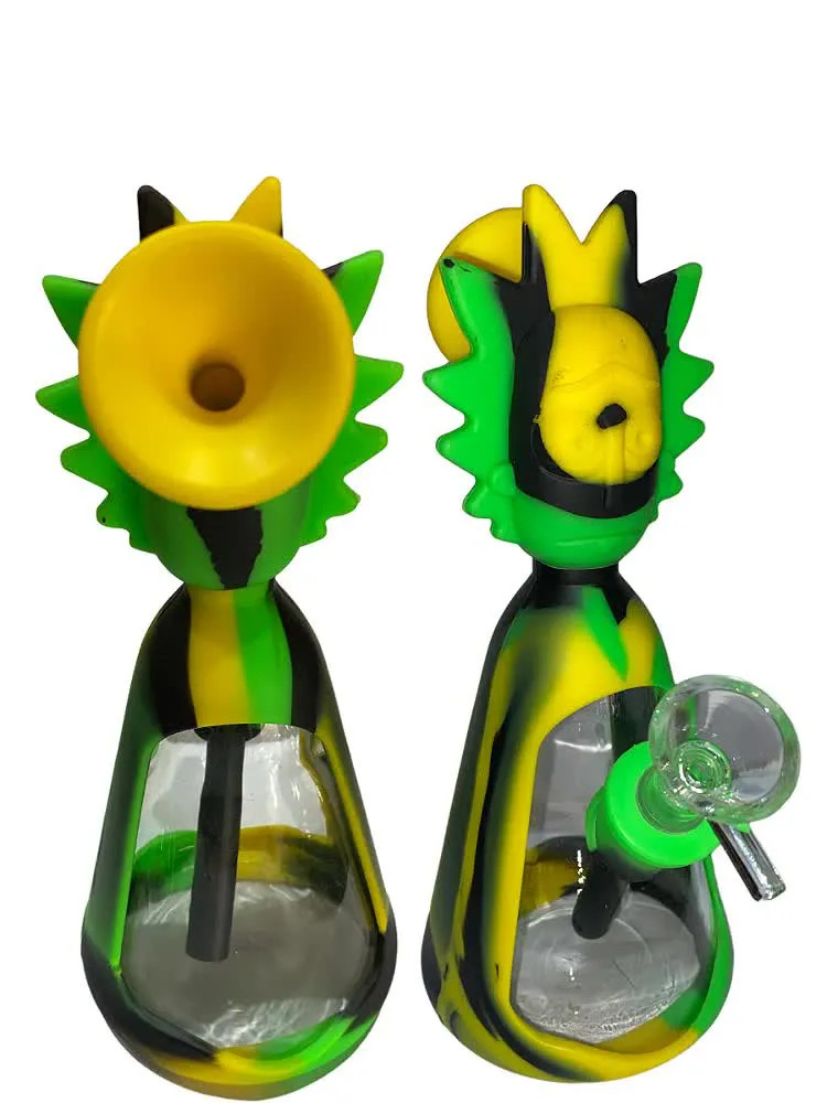 BONG VIDRO SILICONE RICK