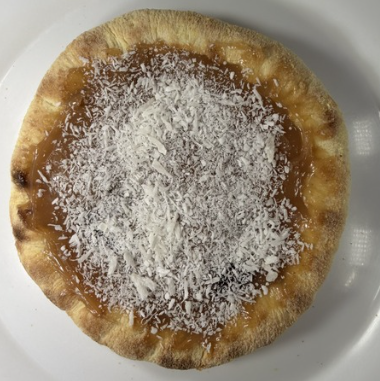 ESFIHA DOCE DE LEITE COM COCO