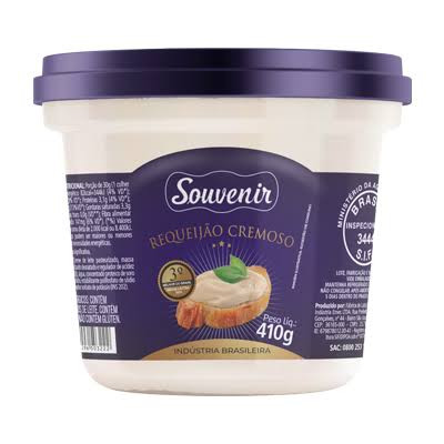 Requeijao Cremoso Souvenir Tradicional 410g