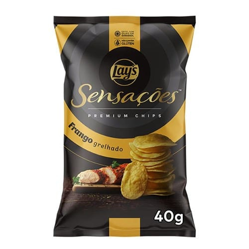 Batata Lisa Sabor Frango Grelhado Sensações 40g