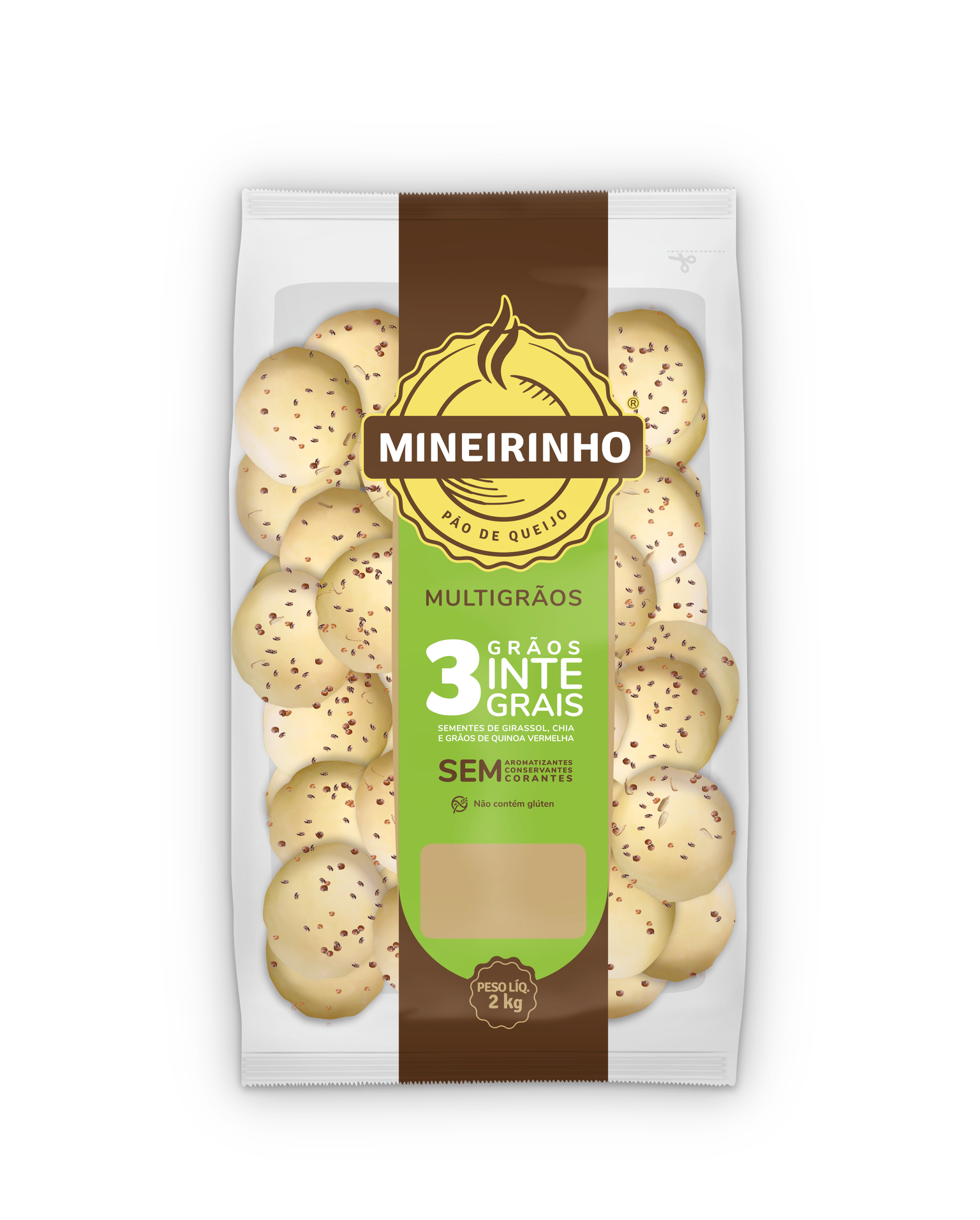 Mineirinho Super Lanche Multigrãos - 60g